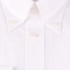 【WEB限定/OUTLET】【DUKEMORGAN】ボタンダウンドレスシャツ/ホワイト×ドビーストライプ