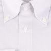 【DONATO VINCI ITALY UOMO】【ノーアイロン】ボタンダウンドレスワイシャツ/ホワイト×グレーツイル/ULTRA MOVE/ニット素材