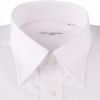 【JOHN PEARSE WHITE】【形態安定】レギュラーカラードレスワイシャツ/ホワイト×ソリッド