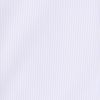 【半袖】【JOHN PEARSE WHITE】【ノーアイロン】ボタンダウンドレスワイシャツ/ホワイト×サックスストライプ/ネイビー釦/ULTRA MOVE/ニット素材