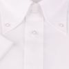 【半袖】【JOHN PEARSE WHITE】【形態安定】ボタンダウンドレスシャツ/ホワイト×ドビー/OIL GUARD