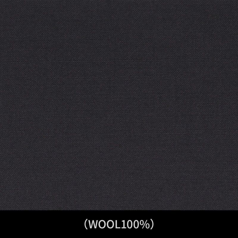 【日本縫製】【パターンオーダー】【ジョンピアースホワイト スーツ（4釦1掛ダブル）】スーツ/ブラック無地/(WOOL100%)