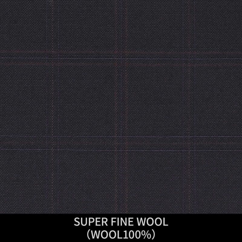 【日本縫製】【パターンオーダー】【ジョンピアースホワイト スーツ（4釦1掛ダブル）】スーツ/SUPER FINE WOOL/ブラウン×チェック(WOOL100%)