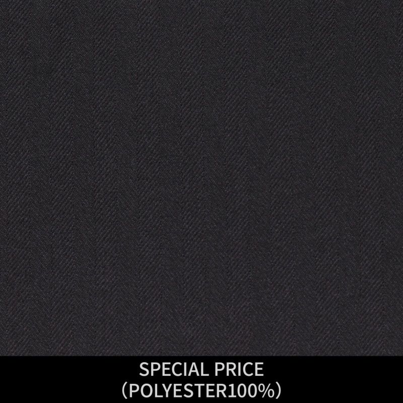 【日本縫製】【パターンオーダー】【ジョンピアースホワイト スーツ（4釦1掛ダブル）】スーツ/SPECIAL PRICE/ブラック×シャドーストライプ(POLYESTER100%)